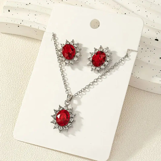 Katya Ruberyn Set de Joyas | Blanco Oro