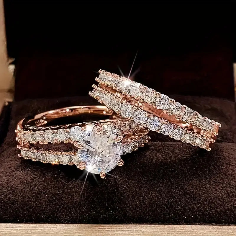 Eternal Radiance Set de Anillos | Oro