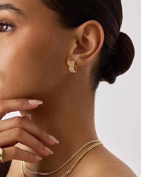 Classic Ridge Aretes | Oro