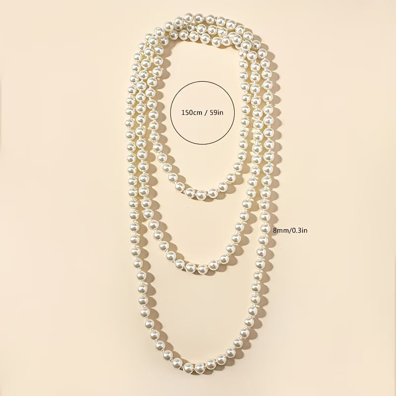 Timeless Double Collar de Perlas