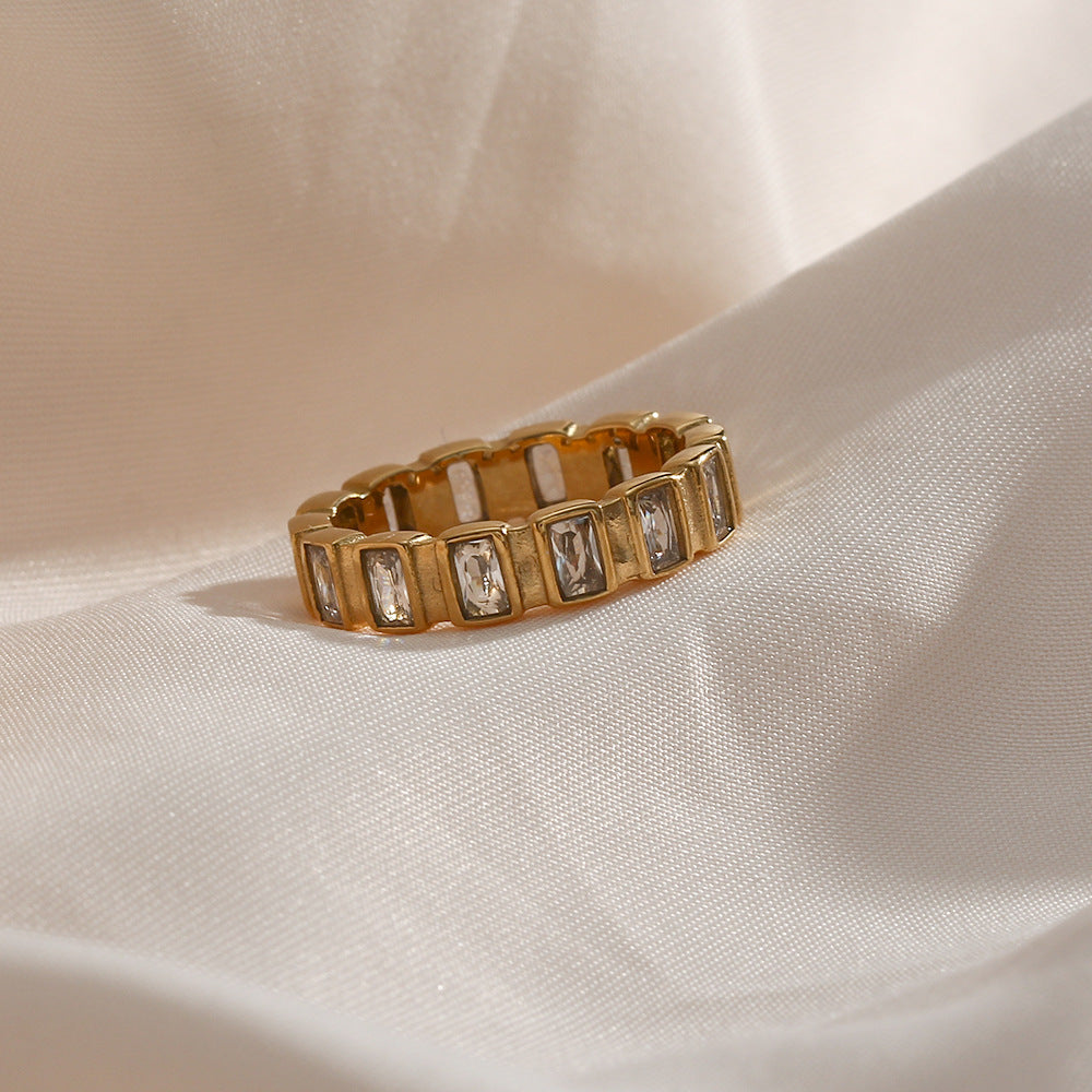 Calla Diamante Anillo
