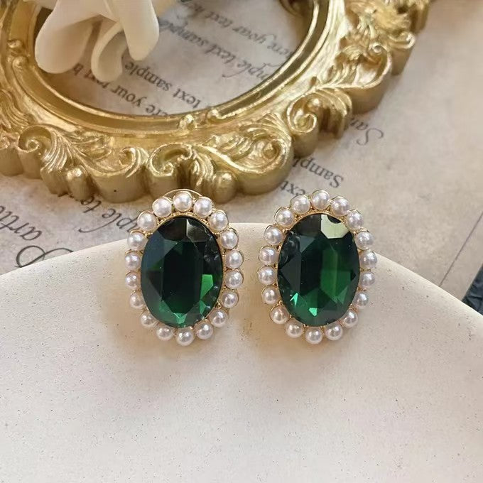Imperial Perla Esmeralda Set de Joyas