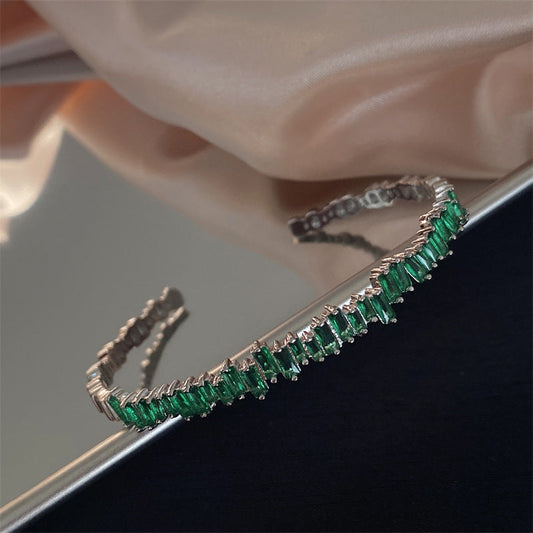 Milena Thalys Pulsera | Blanco Oro