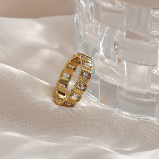 Calla Diamante Anillo