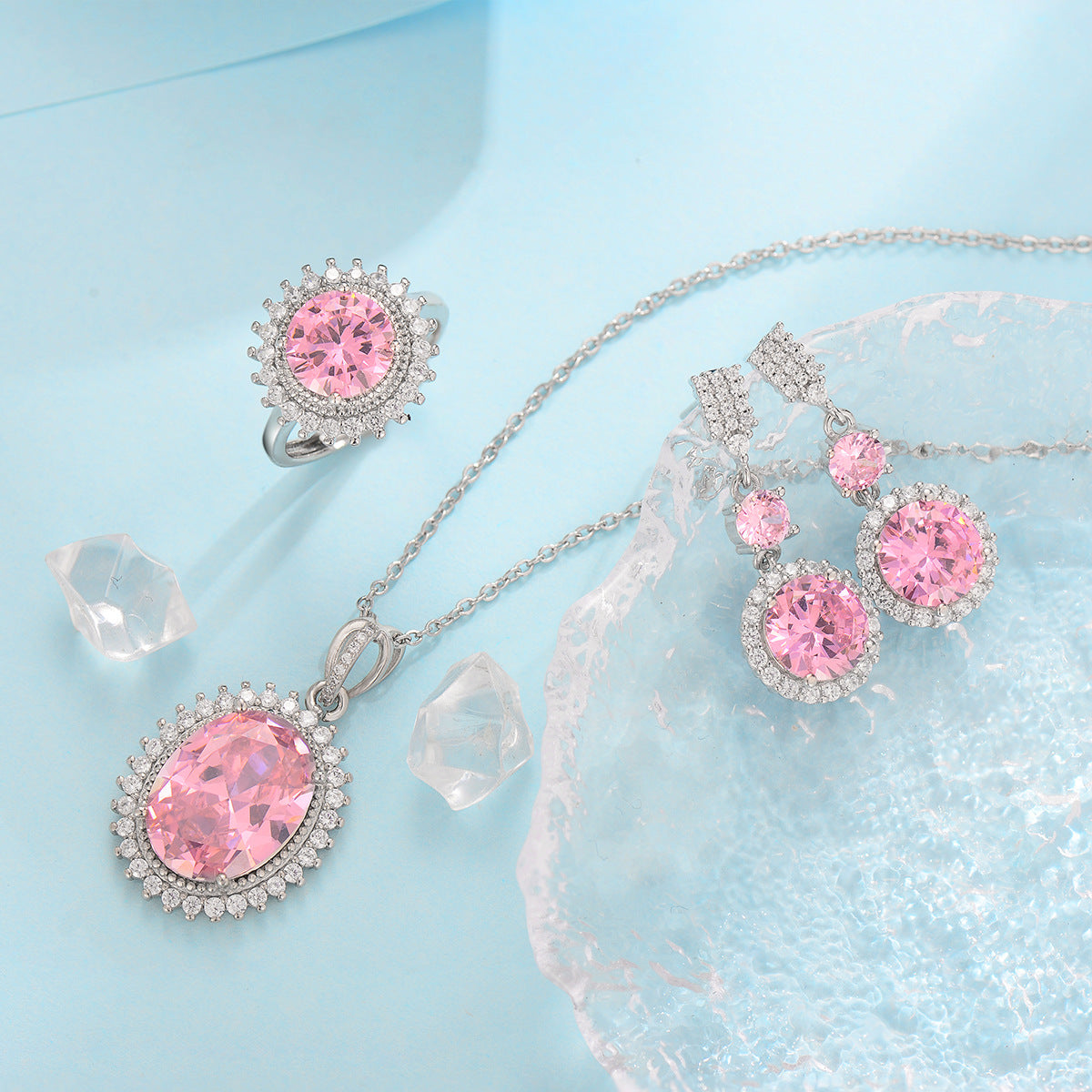 Aurielle Solwyn Blue Set | Blanco Oro