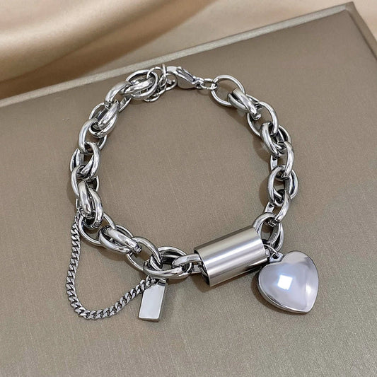 Heartened Chunky Pulsera | Oro