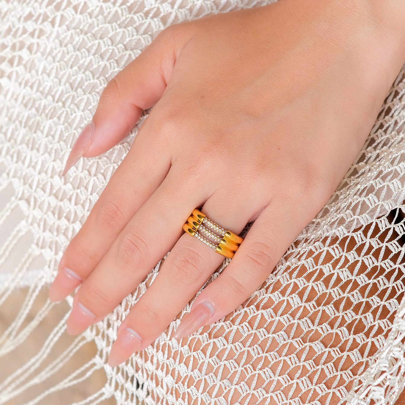 Serenity Diamante Anillo