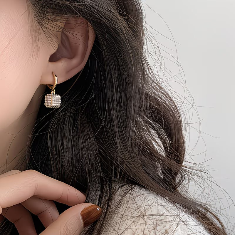 Perla Cube Aretes
