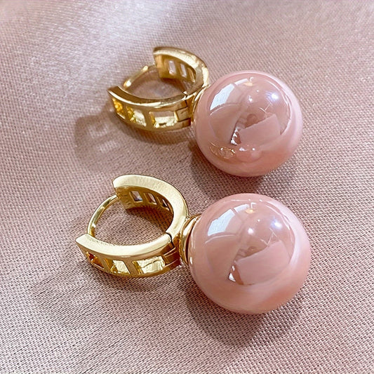 Blushing Aretes de Perlas