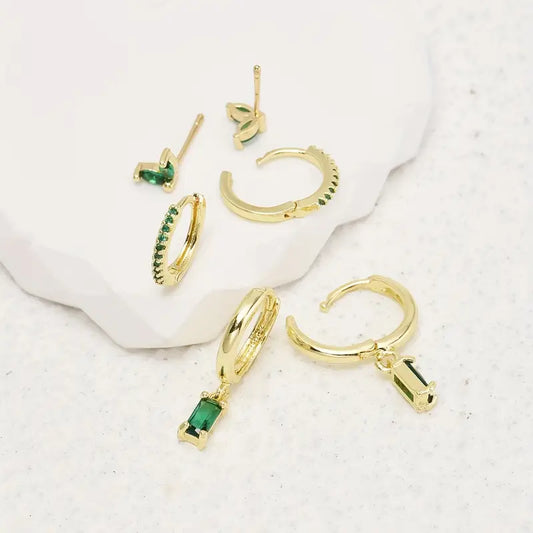 Fiorenza Viridelle Aretes Set | Oro