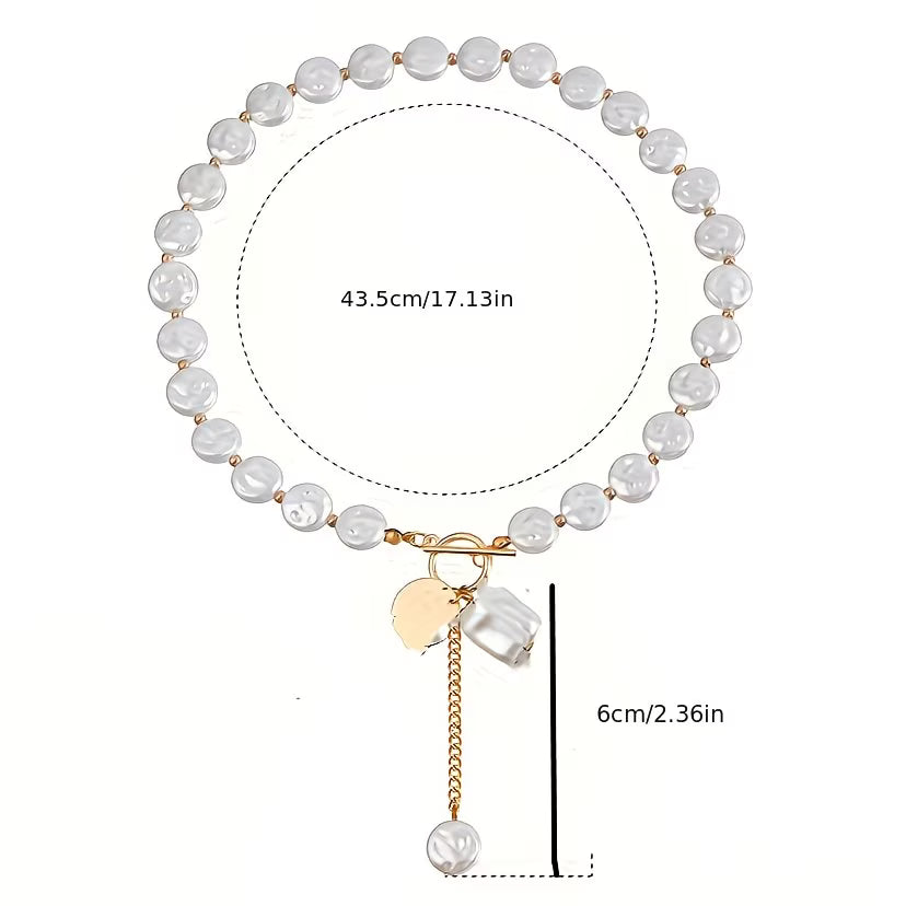 Baroque Perla Toggle Collar