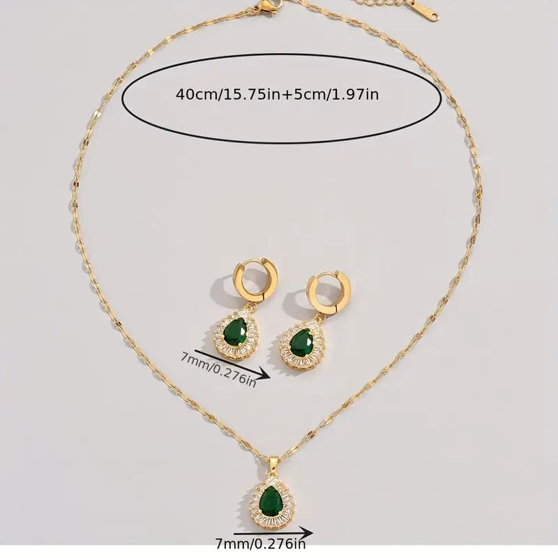 Rheya Lysandelle Set de Joyas | Oro