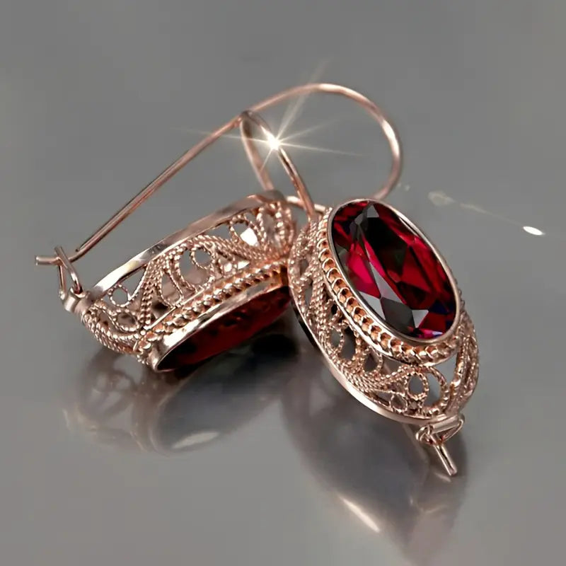 Talessia Rougefort Aretes | Rose Oro