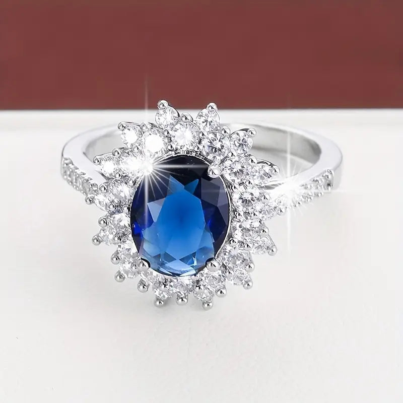 Vionne Saphirae Anillo | Blanco Oro