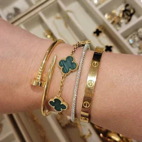Clover Pulsera Green