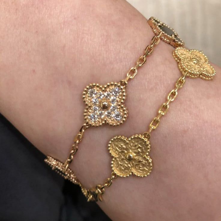 Clover Pulsera Diamante