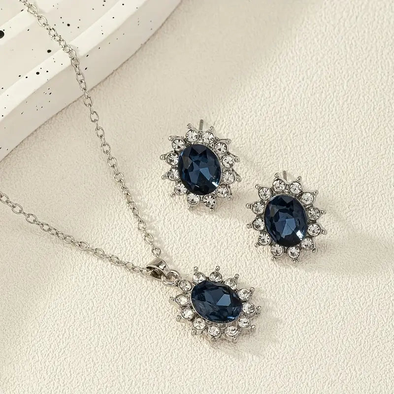 Katya Azuryn Set de Joyas | Blanco Oro
