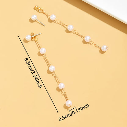 Moonlit Perla Dangle Aretes