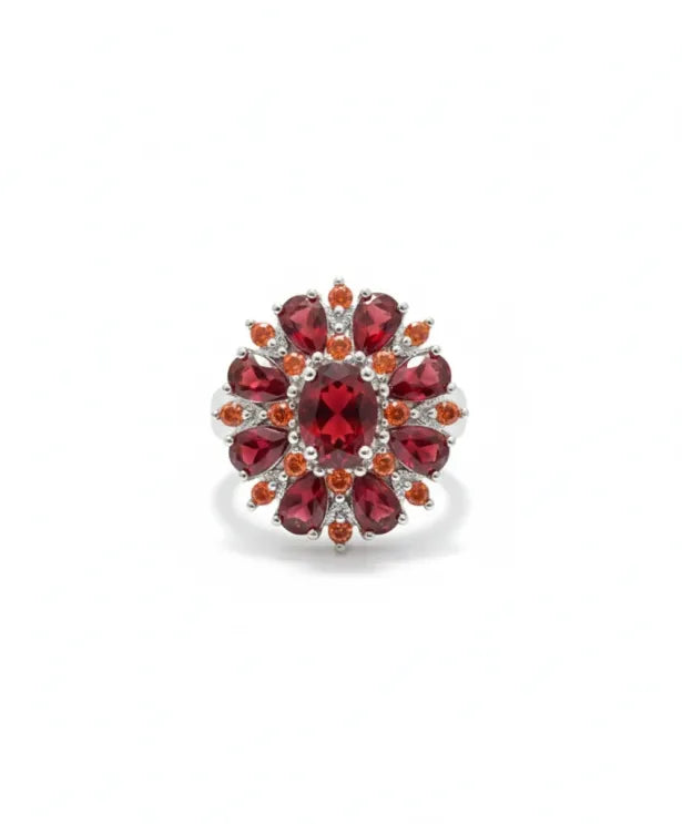 Scarlet Petal Anillo | Oro