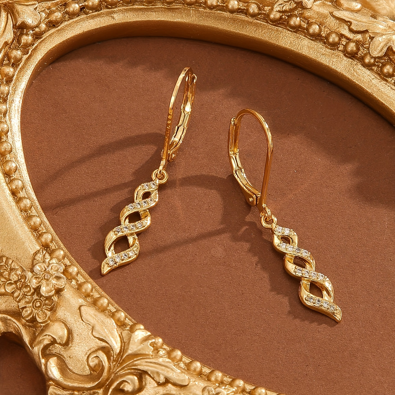 Shimmer Twist Ava Aretes | Oro