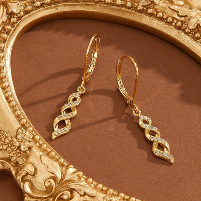 Shimmer Twist Ava Aretes | Oro