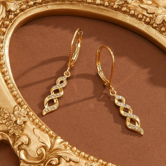 Shimmer Twist Ava Aretes | Oro
