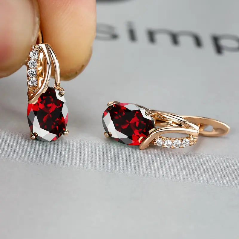 Veressa Ruberine Aretes | Oro