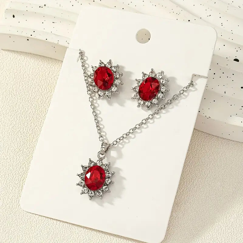 Katya Ruberyn Set de Joyas | Blanco Oro