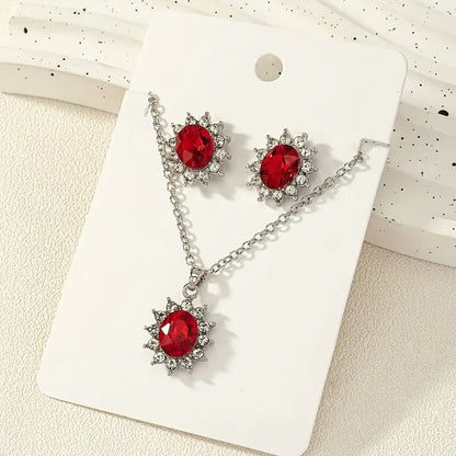 Katya Ruberyn Set de Joyas | Blanco Oro