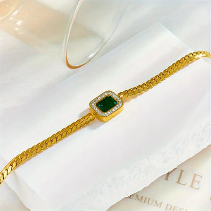 Oro Esmeralda Chain Pulsera