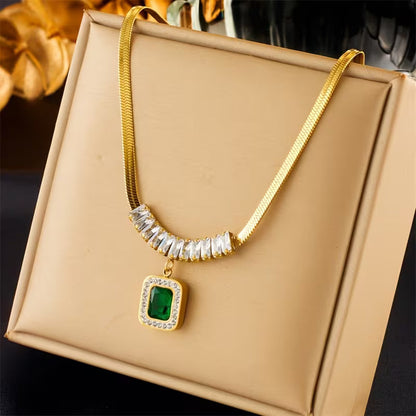 Regalia Prism Esmeralda Collar | Oro