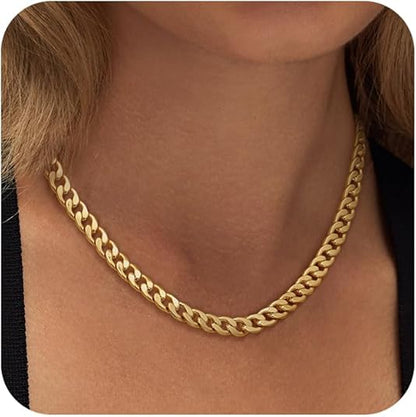 Chunky Cuban Link Collar | Oro