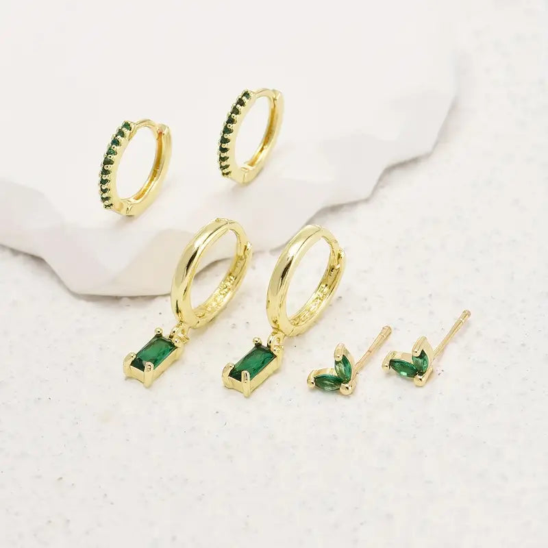 Fiorenza Viridelle Aretes Set | Oro