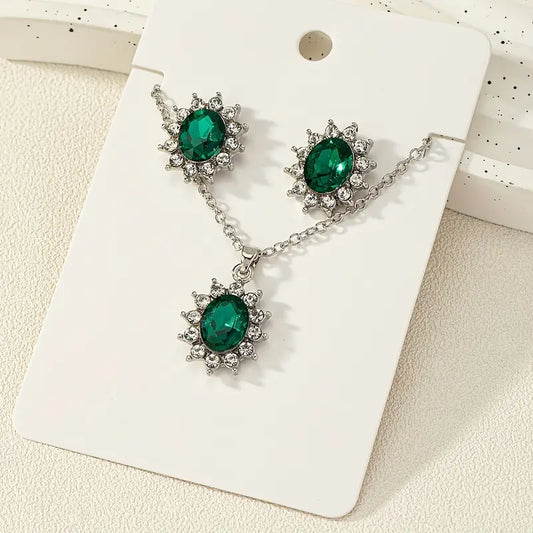 Katya Smeryn Set de Joyas | Blanco Oro