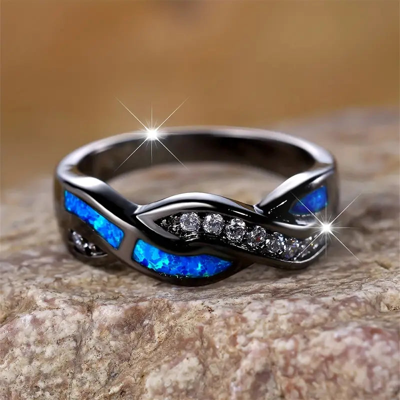 Thessia Lunebray Anillo | Blanco Oro