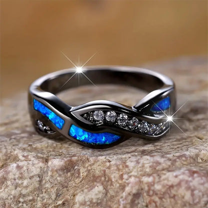 Thessia Lunebray Anillo | Blanco Oro