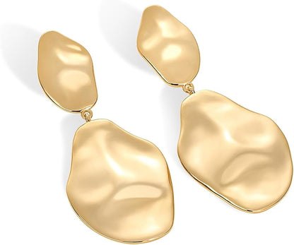 Ripple Wave Aretes | Oro