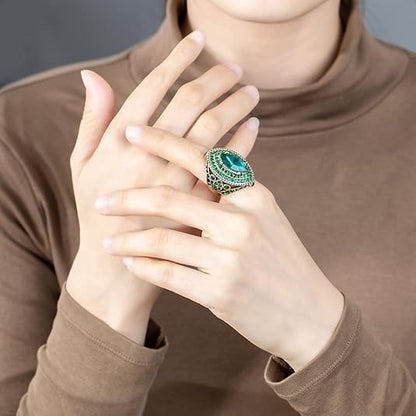 Esmeralda Regent Anillo | Oro