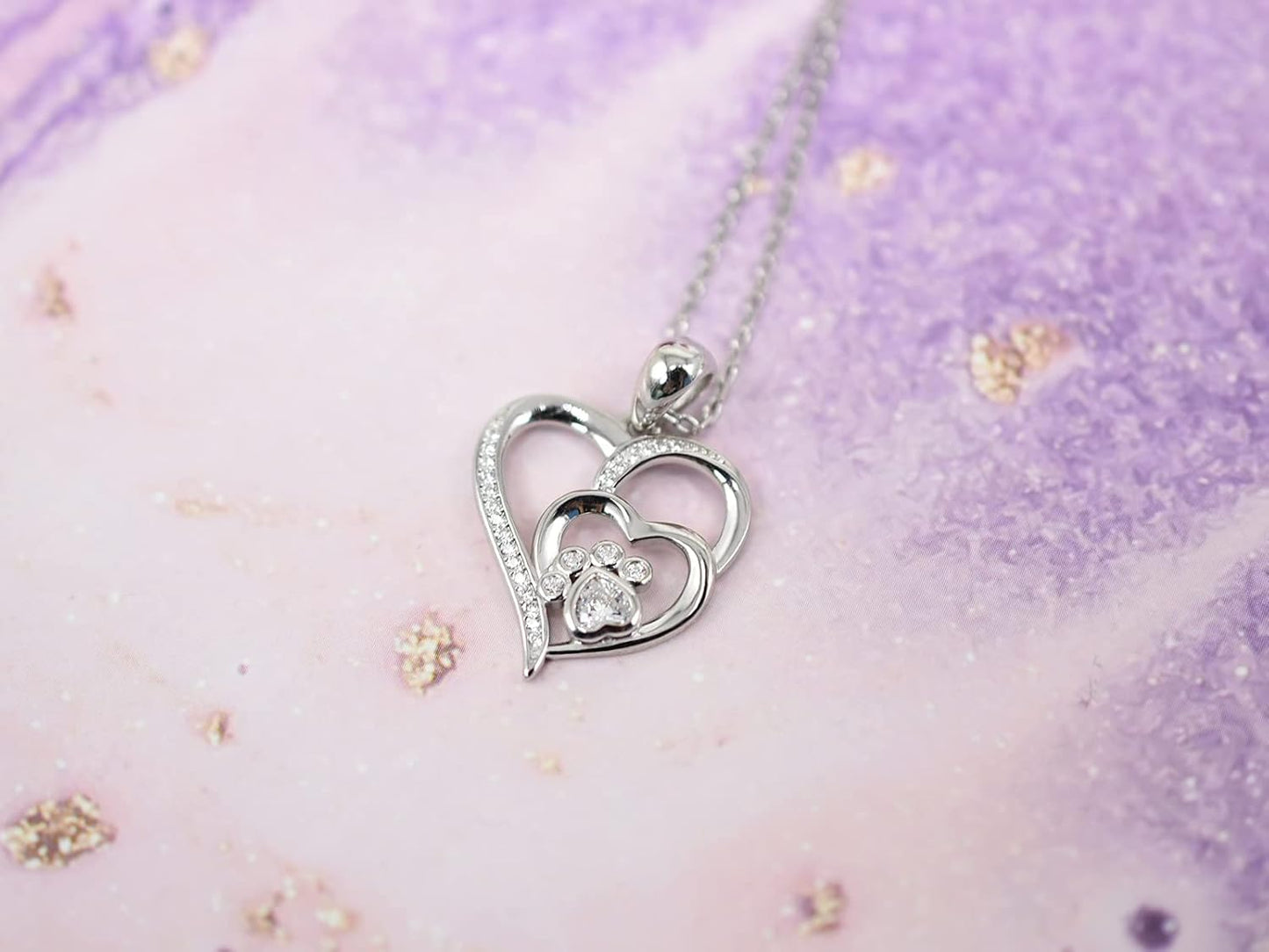 Inolt™ | Paw & Corazón Collar in Plata