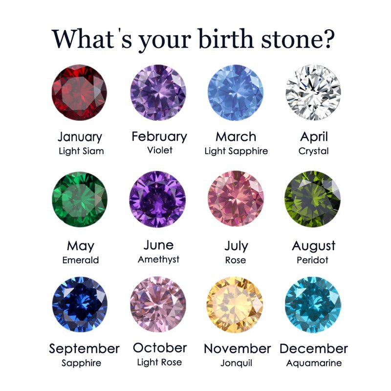 Amelia Birthstone Stacker Anillo