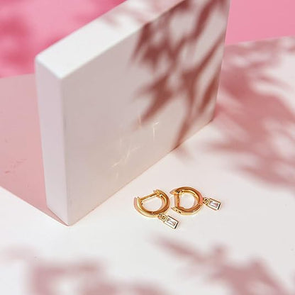 Bar Aretes Colgantes | Oro