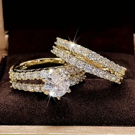 Eternal Radiance Set de Anillos | Oro
