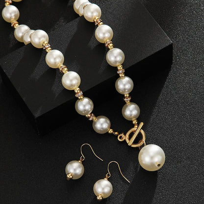 Chunky Perla Statement Set de Collares