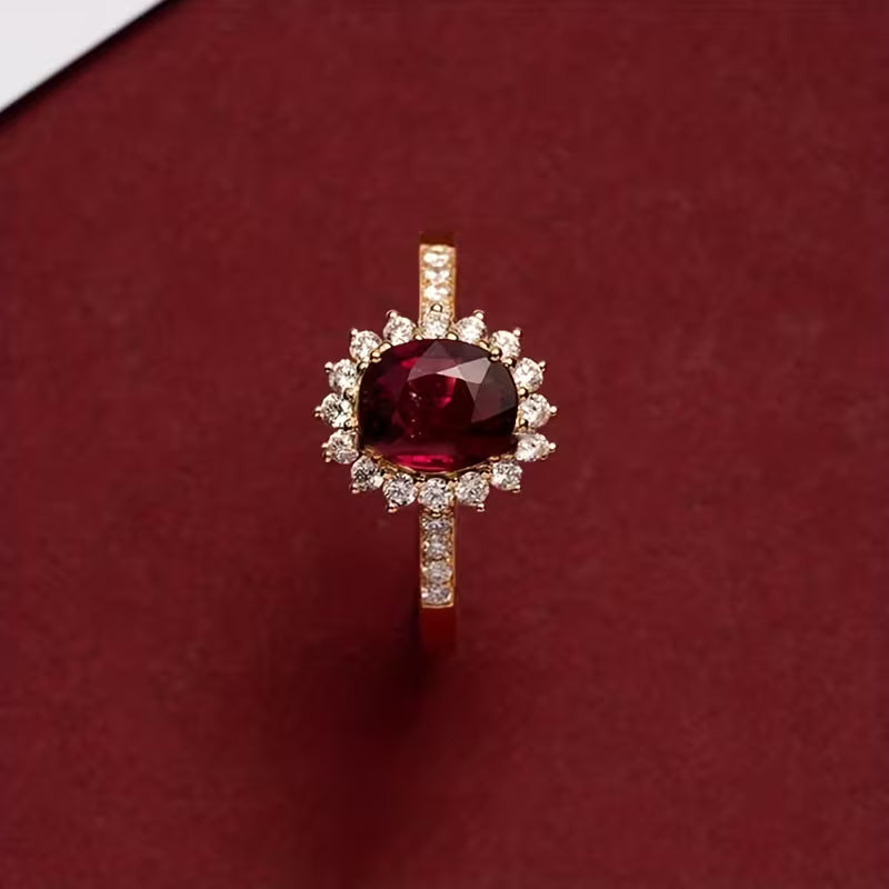 Empress Red Anillo | Oro