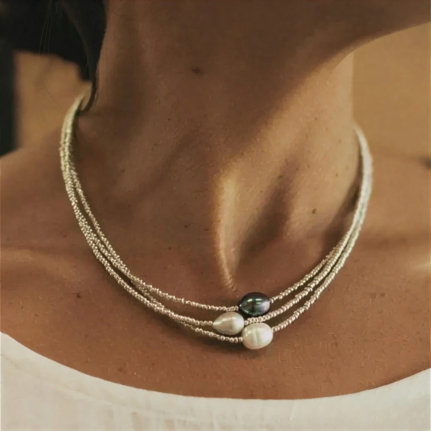 Baroque Perla Layered Collar