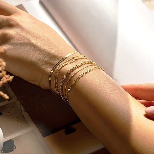 Isabella Vernetta set de pulseras | Oro