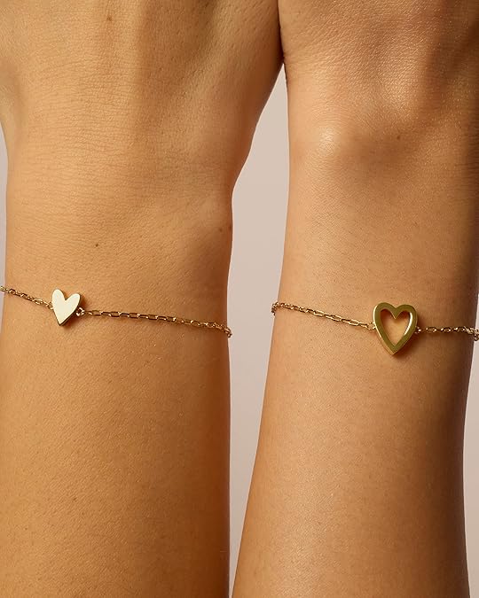 Radiant Corazón Pulseras | Oro