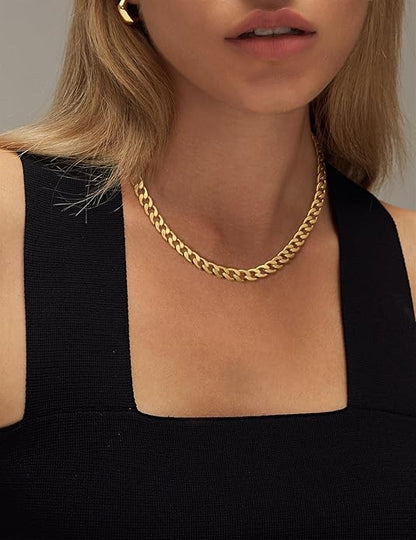 Chunky Cuban Link Collar | Oro