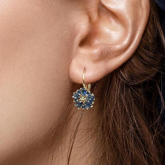 Calina Flower Aretes | Oro