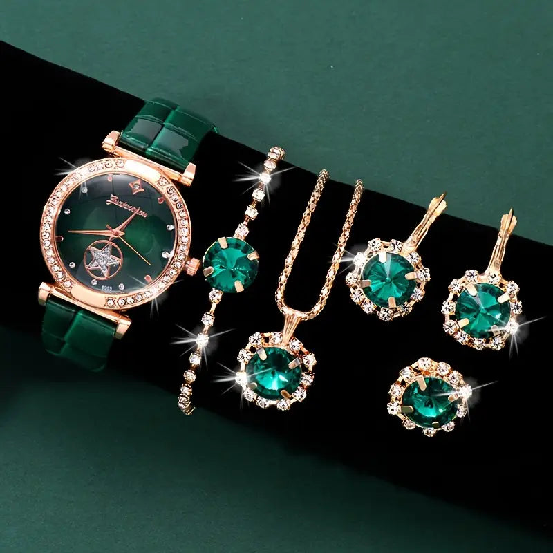 Verdantra Timecourt Set de Joyas | Oro